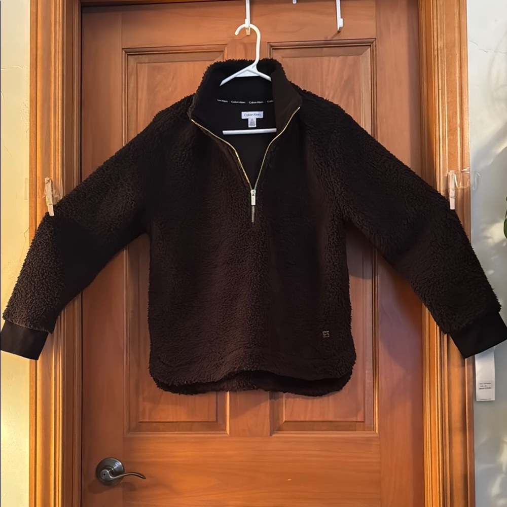 Calvin Klein Black Teddy Jackets